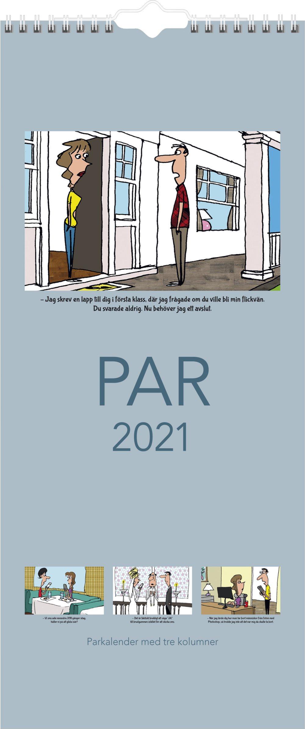 Väggkalender 2021 Parkalendern Burde
