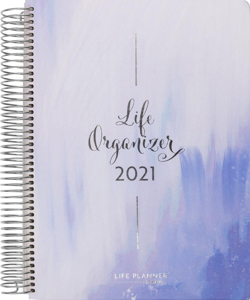 Kalender 2021 Life Organizer Blå Burde