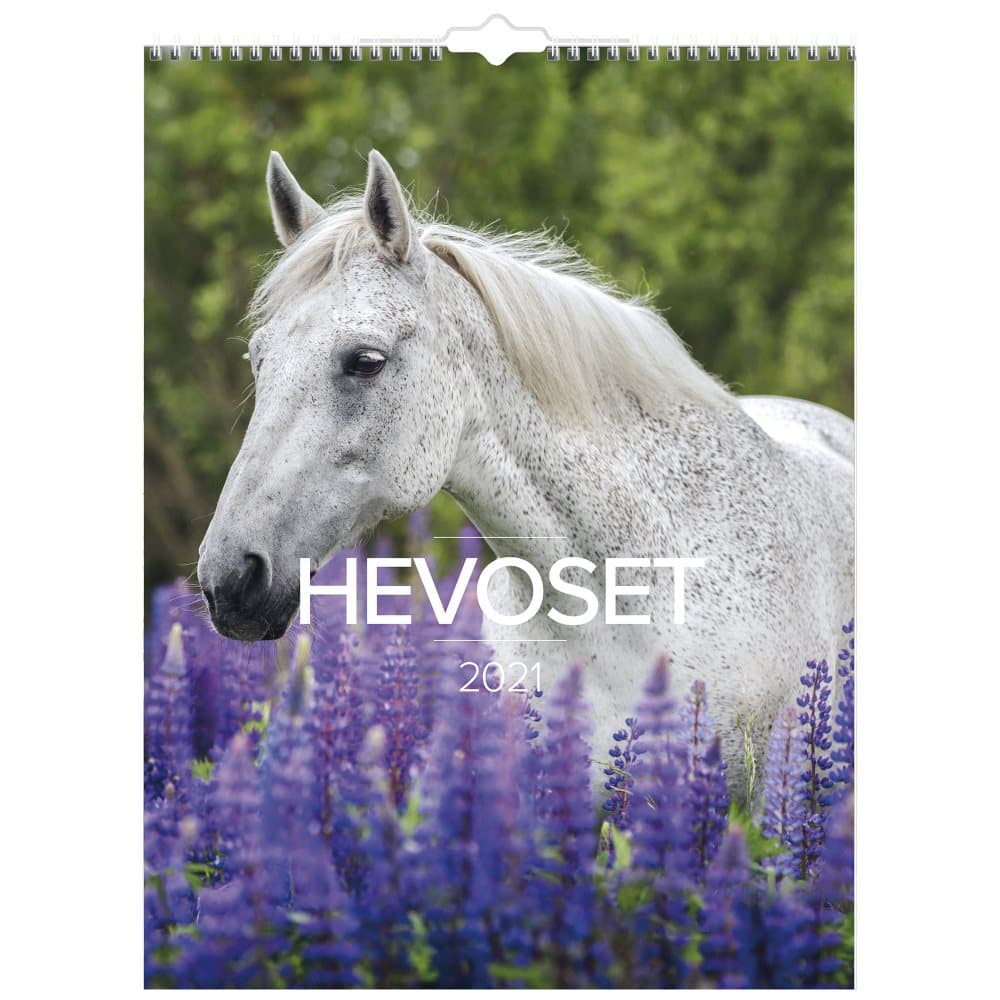 Seinäkalenteri 2021 Hevoset Burde