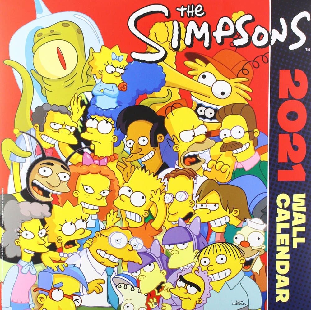 THE SIMPSONS - Officiell 2021 kalender