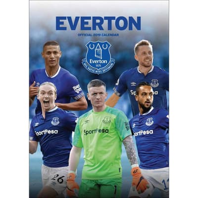 Everton FC 2019 A3 Calendar