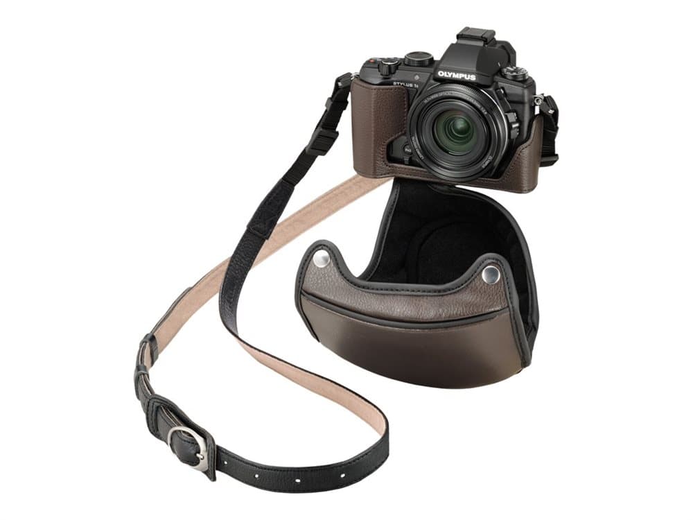 Olympus CSCH-118 Leather Bag brown for Stylus 1