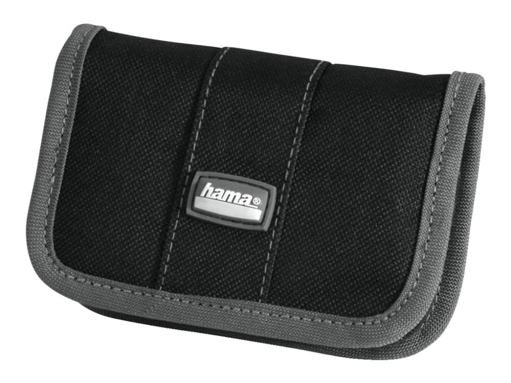 Hama Multi Card Case Mini - Fodral för minneskort - 10 minneskort - nylon - grå, svart