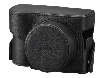 Bild av Panasonic DMW-CGK22 - Fodral för kamera - läder - svart - för Lumix G DMC-GX7, DMC-GX7C, DMC-GX7K