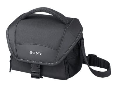 Sony LCS-U11 - Fodral för digital fotokamera/videokamera - neopren - svart - för Sony RX0, ZV-1; Cyber-shot DSC-HX95, RX100, WX700; VLOGCAM ZV-1G; a6