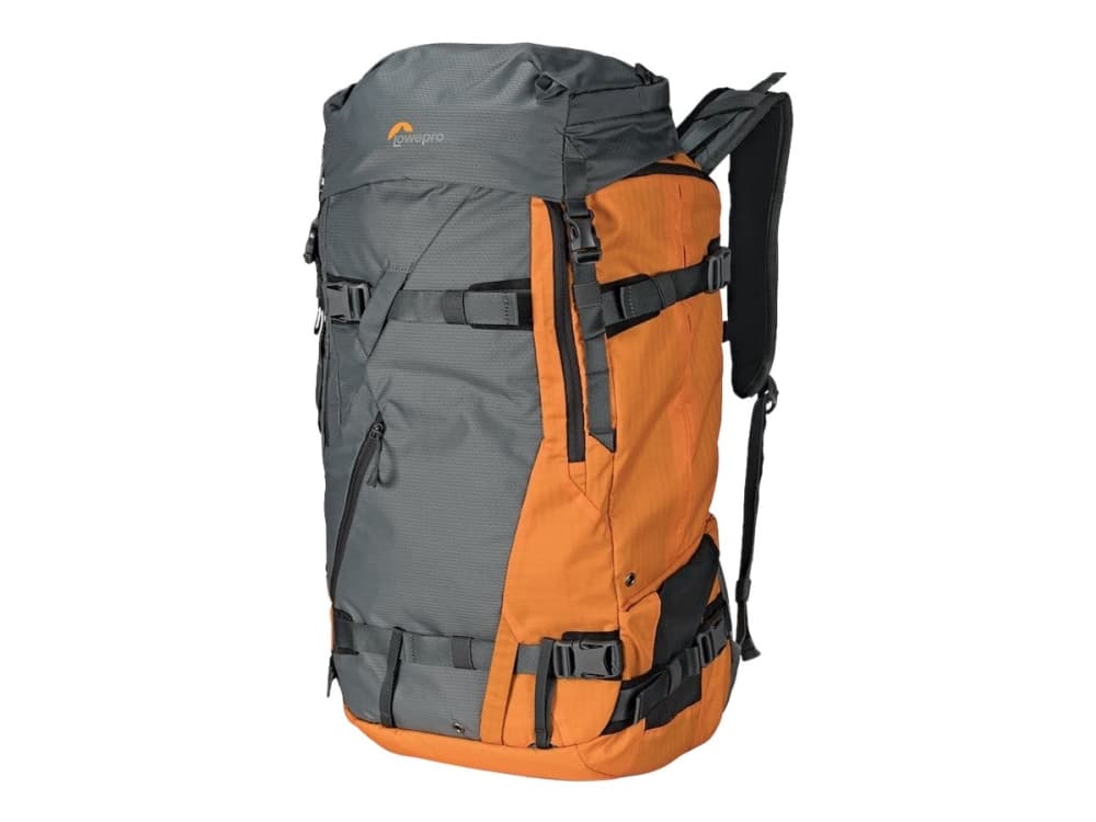 Lowepro Powder Backpack 500 AW - Ryggsekk for digitalbildekamera med linser / notebook / tripod - grå, oransje