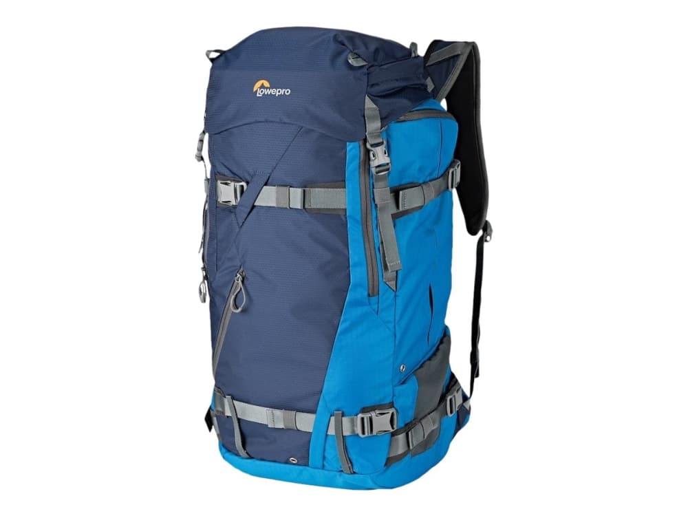 Lowepro Powder Backpack 500 AW - Ryggsekk for digitalbildekamera med linser / notebook / tripod - midnattsblå, horisontblå