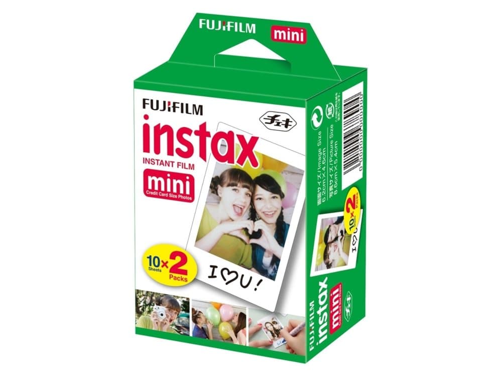 Fujifilm Instax Mini - Färgfilm för snabbframkallning - ISO 800 - 10 exponeringar - 2 kassetter