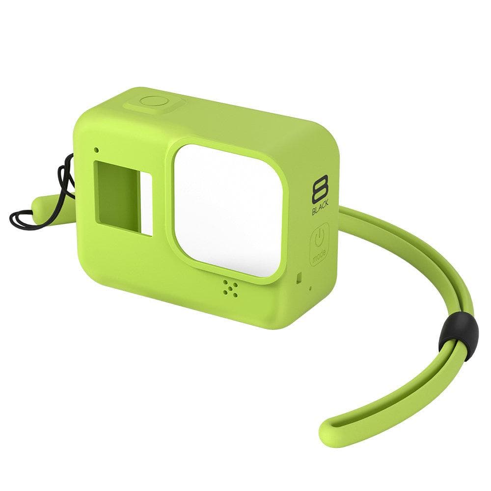 GoPro Hero 8 silikonikotelo musta - vihreä