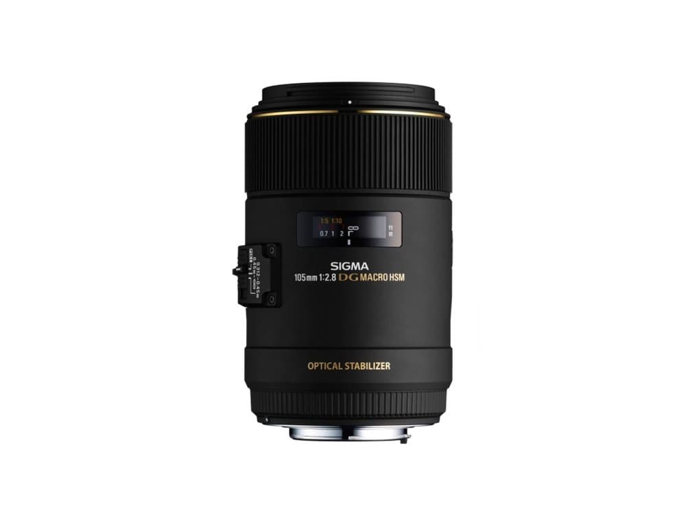 Sigma 105mm F2.8 EX DG OS HSM Macro, Makro, 16/11, Bildestabilisator, Autofokus
