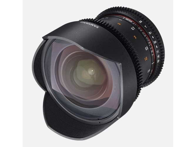 Samyang 14mm T3.1 VDSLR ED AS IF UMC II, SLR, 14/10, Ultrabredt, 0,28 m, Nikon-AF, 3,1 - 22