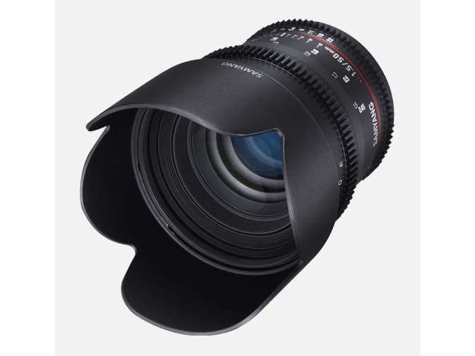 Samyang 50mm T1.5 VDSLR AS UMC, SLR, 9/6, Standardlinse, 0,45 m, Sony E, 1,5 - 22