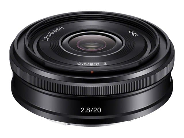 Sony SEL20F28 - Vidvinkelobjektiv - 20 mm - f/2.8 - Sony E-mount
