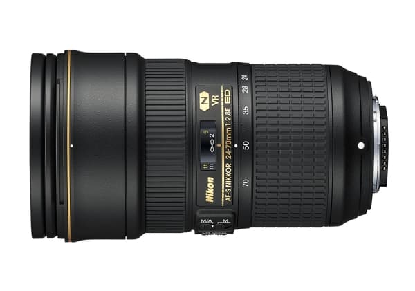 Nikon AF-S NIKKOR 24–70 mm 1:2.8E ED VR, Standard zoomobjektiv, 20/16, 24 - 70 mm, Bildstabiliserare, Automatisk fokus