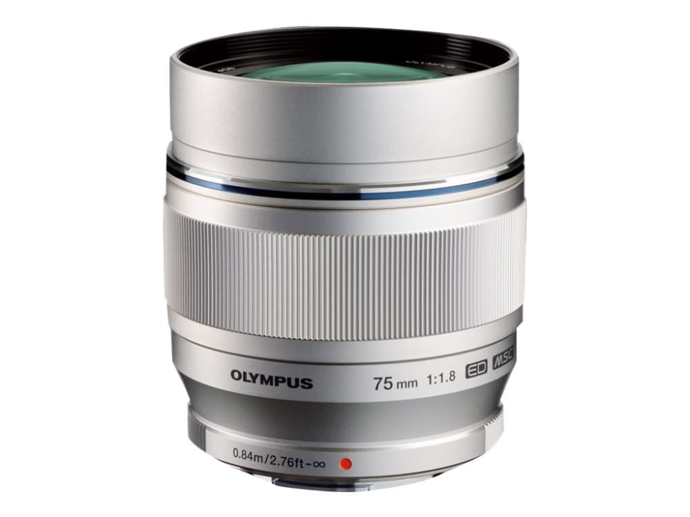 Olympus M.Zuiko Digital ED 75mm 1:1:8, MILC, 10/9, Standardobjektiv, 0,84 m, Micro Fyra Tredjedelar, Auto/manuell