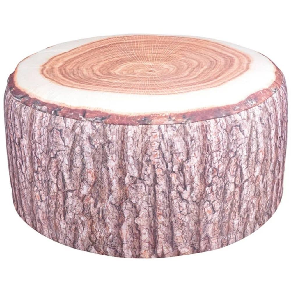 Esschert Design Ottoman för utomhusbruk trästubbe-design BK014