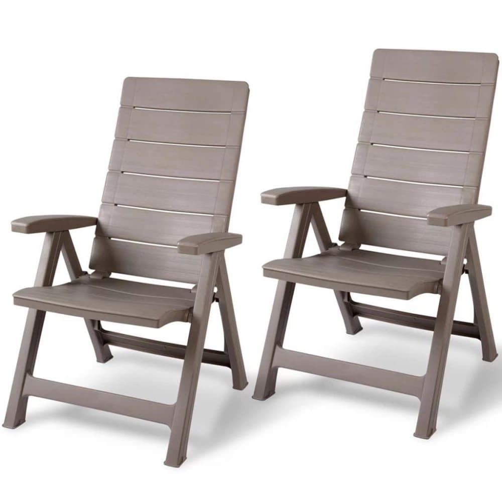Allibert Vilstolar Brasilia cappuccino 2 st 223088