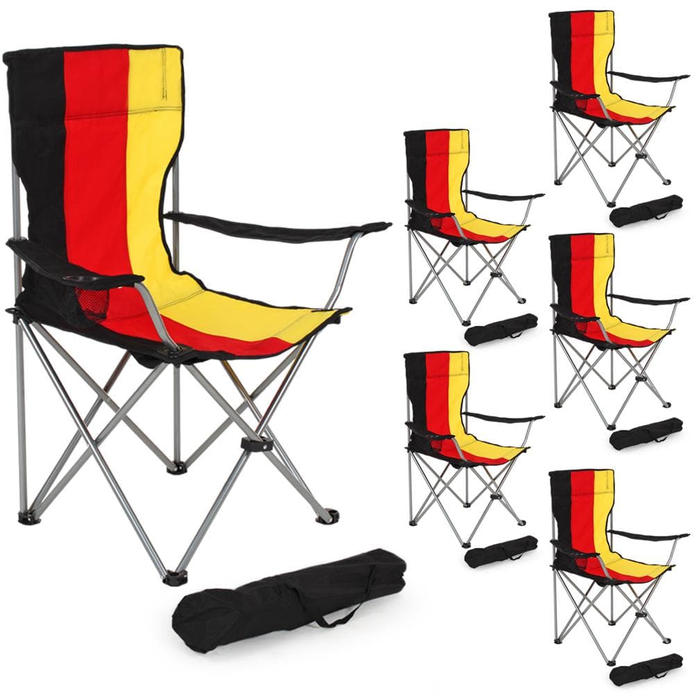 6 campingstolar enkla - Tyskland