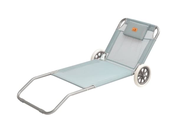 Easy Camp Pier Aqua Blue 15 cm 420044, Liegestuhl, Akva, Blå, PVC,Polyester, Stål, 620 mm, 1500 mm, 220 mm