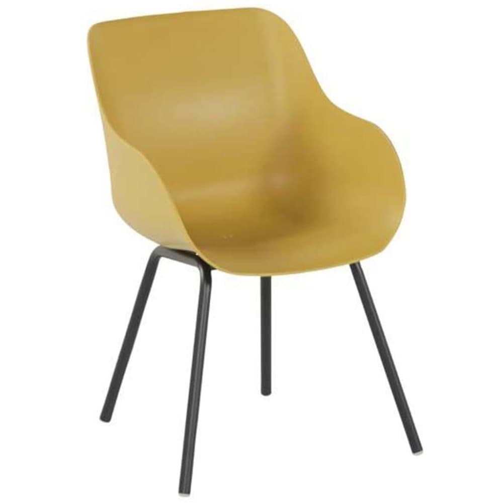 Hartman udendørsstole 2 stk. Sophie Rondo Organic karrygul