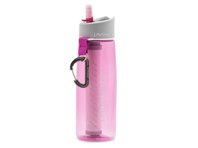 LifeStraw Go, 650 ml, Daglig bruk, Turgåing, Rosa, Plastikk, Bilde, 235 mm