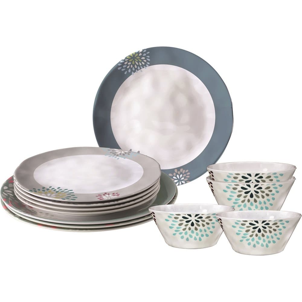 Brunner Belfiore Midday 12 Piece Plates And Bowls Dining Set