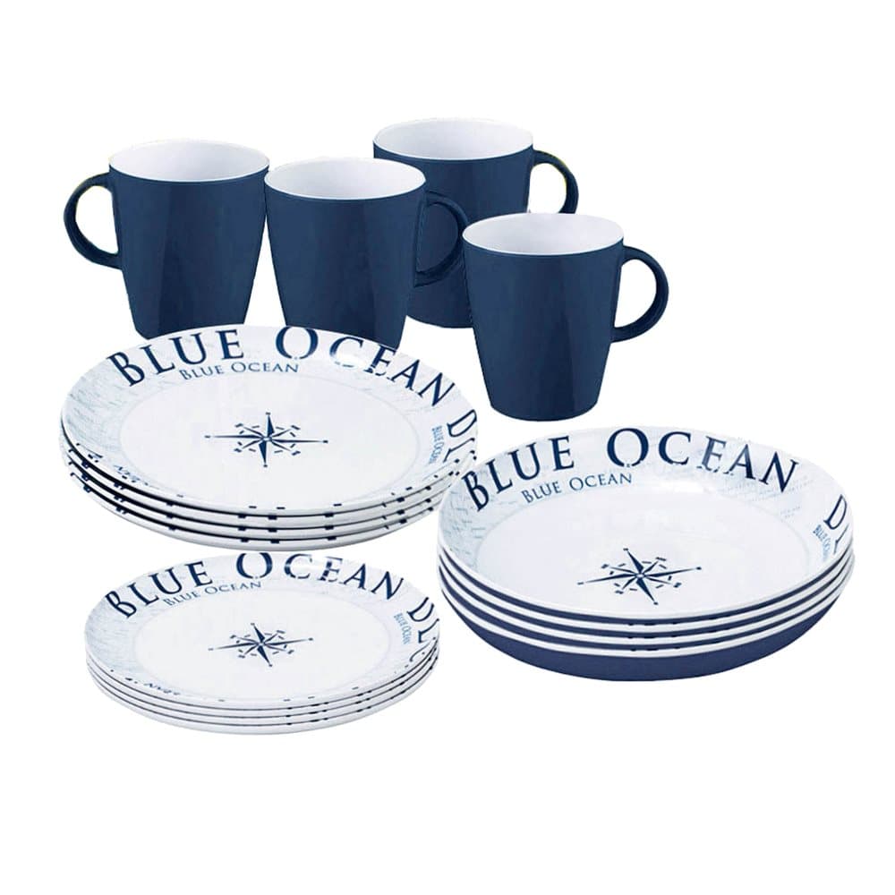 Brunner Lunch Box Melamine Dinnerware Set (16 Pieces)