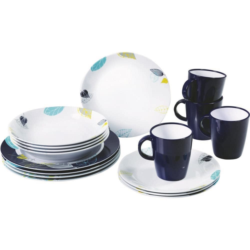 Seasons 16 Piece Plates And Mugs Dining Set