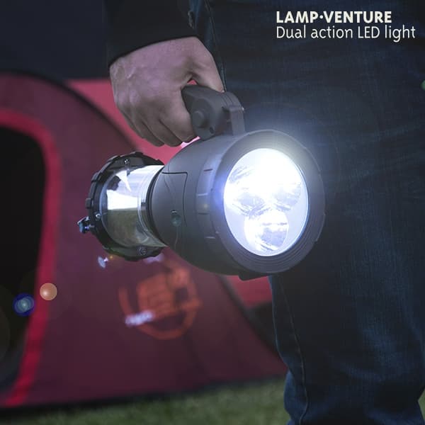 Campinglykta med Ficklampa LED
