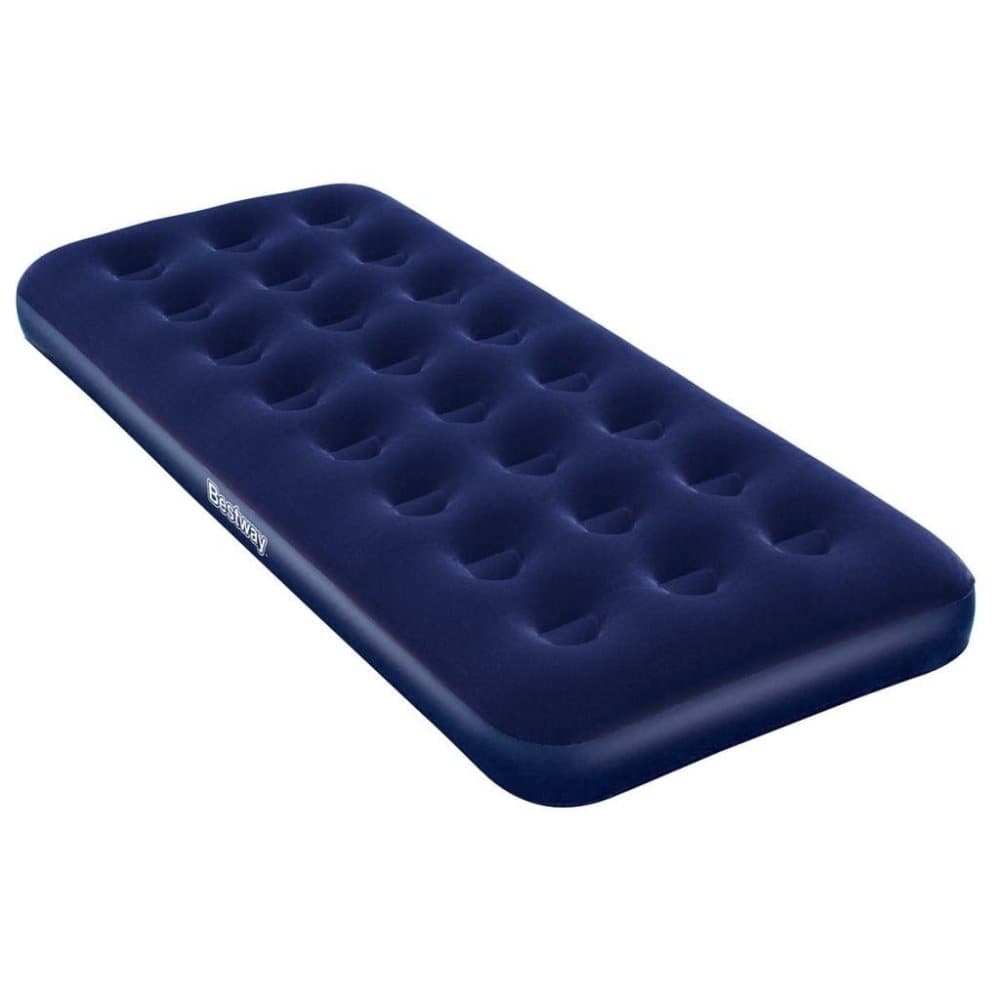 Bestway oppustelig luftmadras velour 185 x 76 x 22 cm 67000