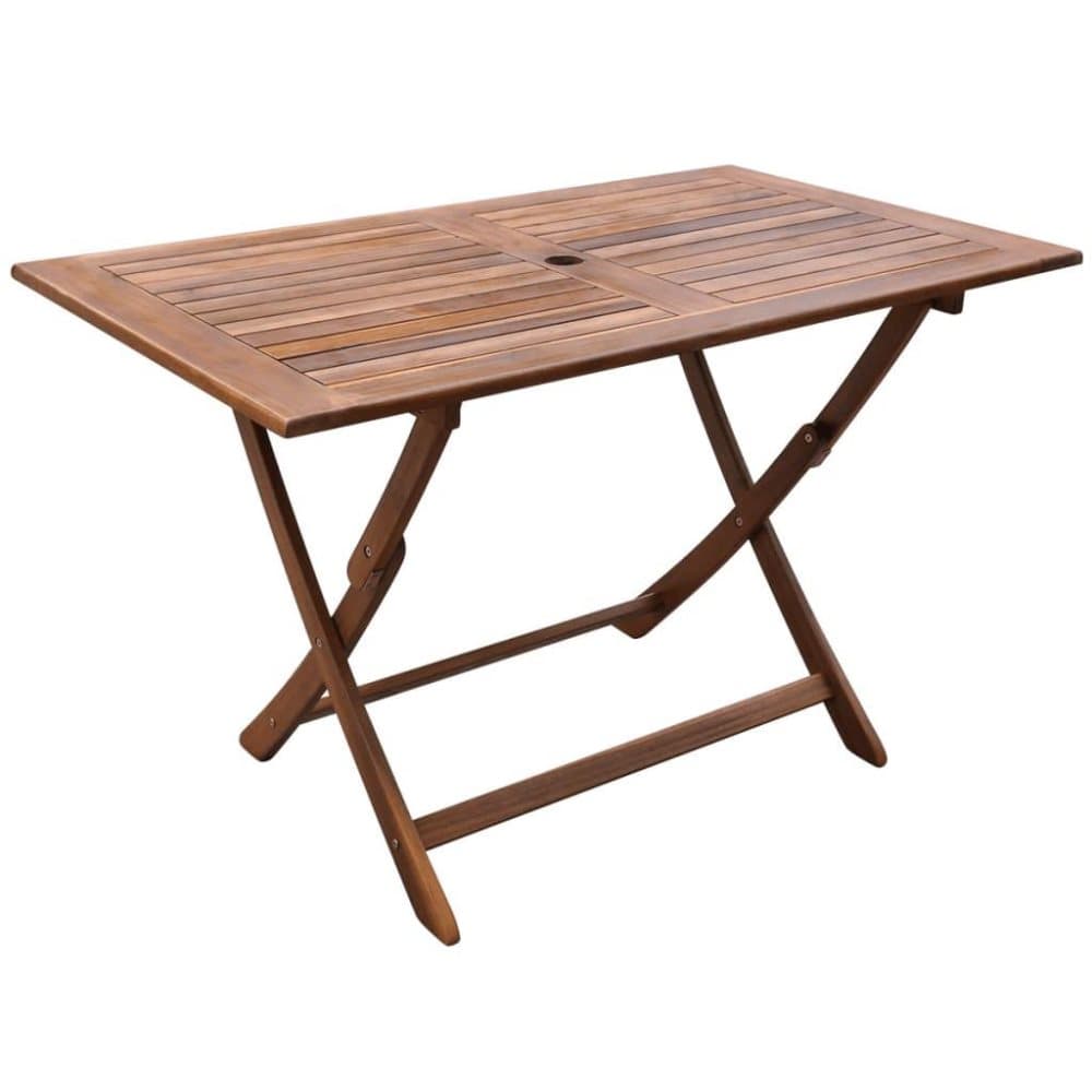 vidaXL havebord 120x70x75 cm massivt akacietræ