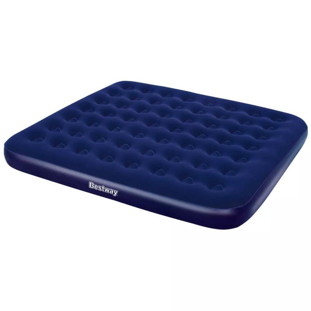 Bestway oppustelig luftmadras velour 203 x 183 x 22 cm 67004