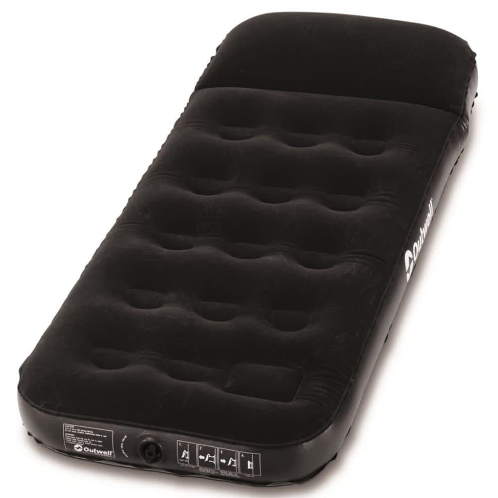 Outwell luftmadras Flock Classic enkelt 185 x 75 x 18/28 cm 360440
