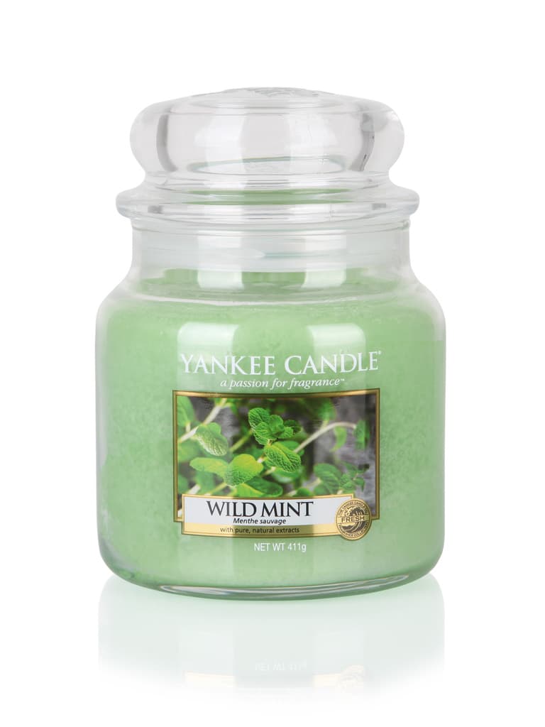 Yankee Candle Classic Medium Jar Wild Mint Candle 411g