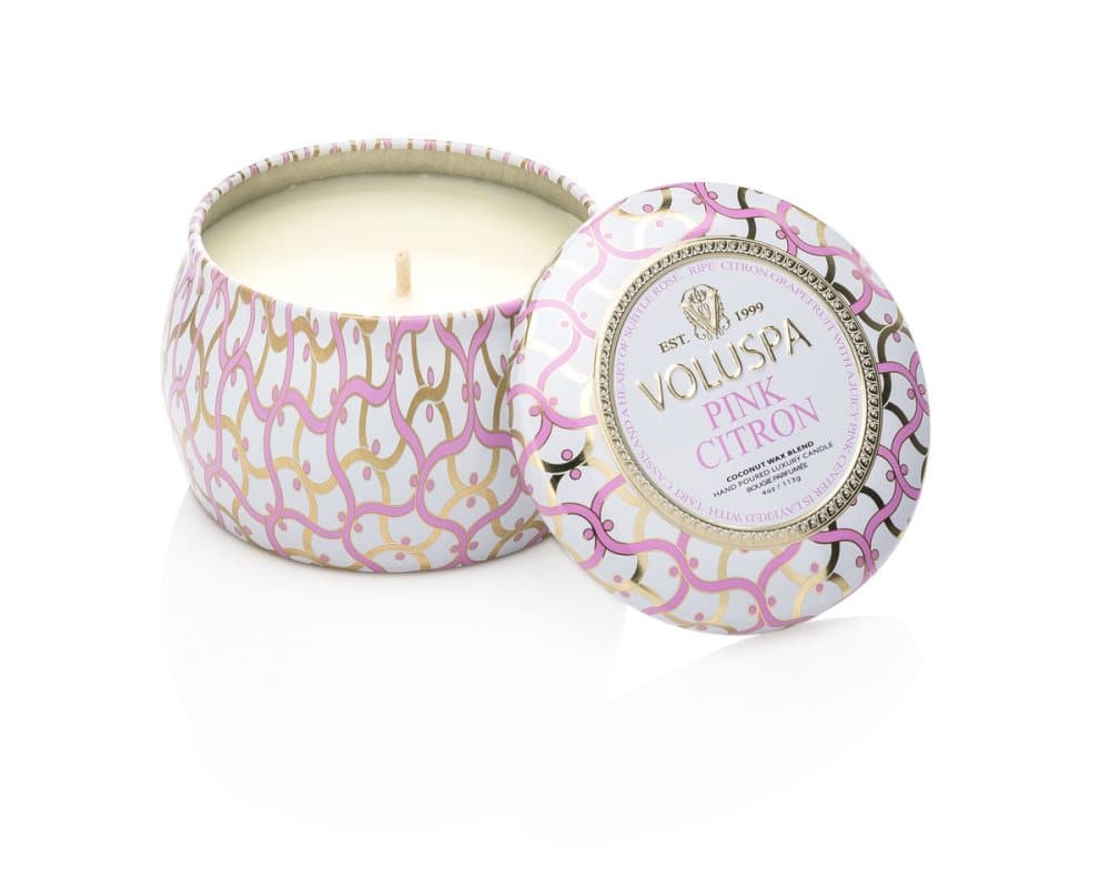 Voluspa Maison Decorative Tin Candle Pink Citron 113g