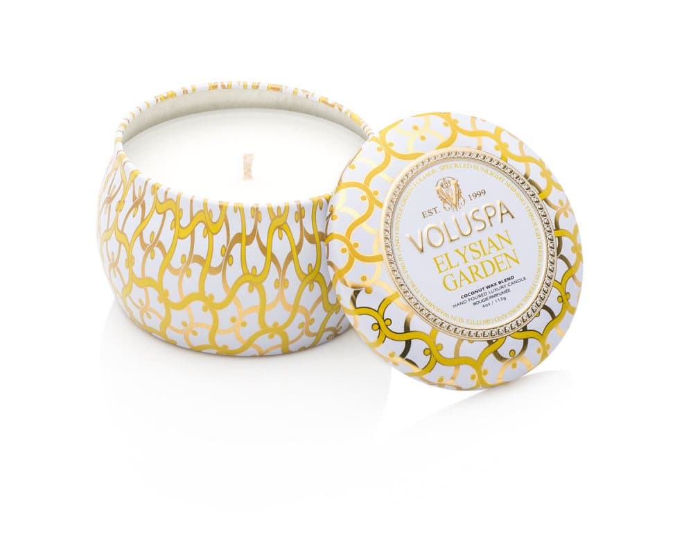 Voluspa Maison Decorative Tin Candle Elysian Garden 113g