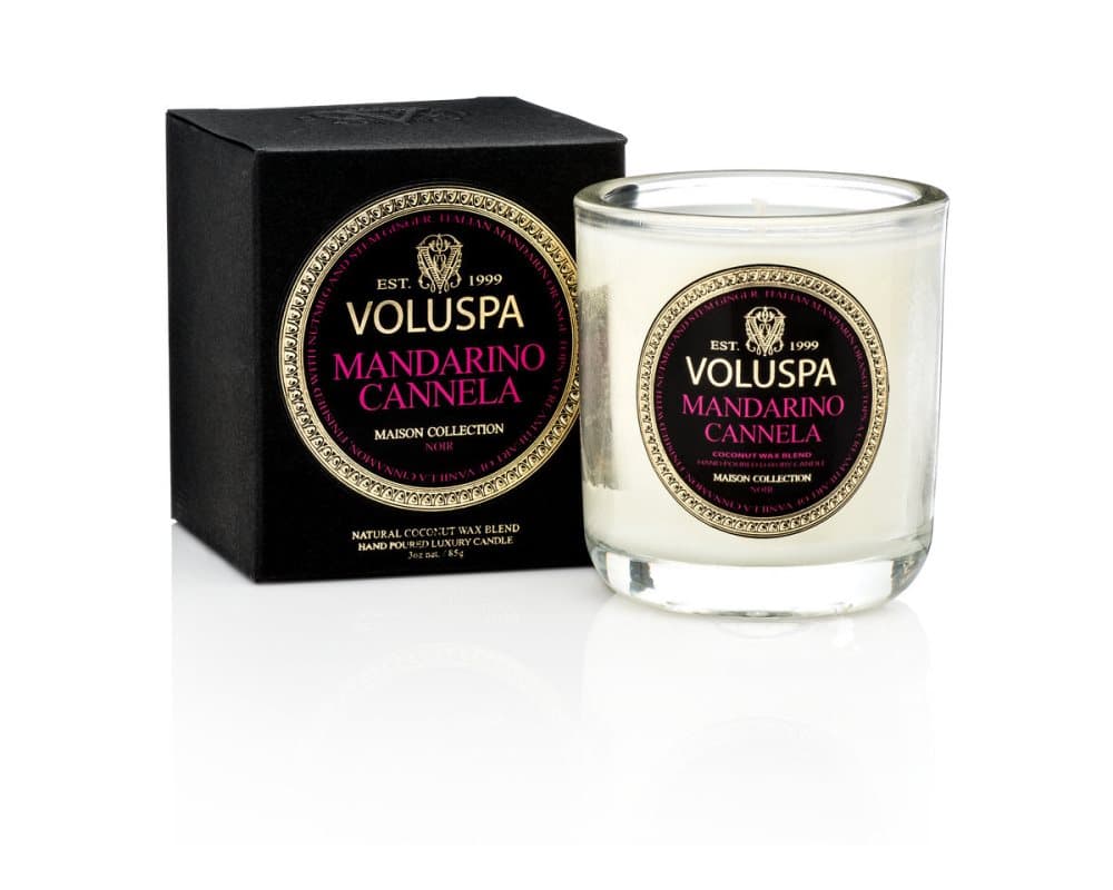 Voluspa Classic Maison Boxed Votive Candle Mandarino Cannela 85g