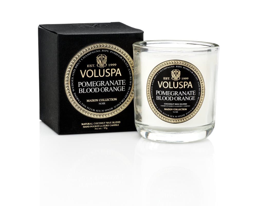 Voluspa Classic Maison Boxed Votive Candle Pomegranate Blood Orange 85g
