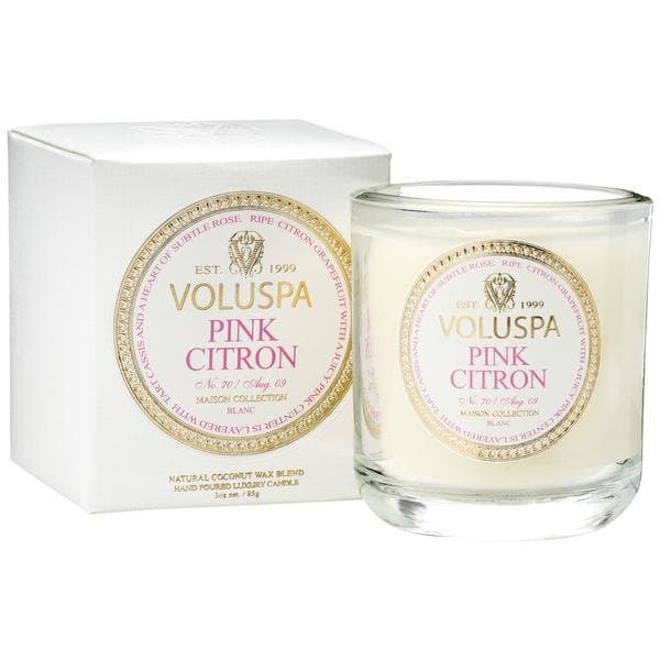 Voluspa Classic Maison Boxed Votive Candle Pink Citron 85g