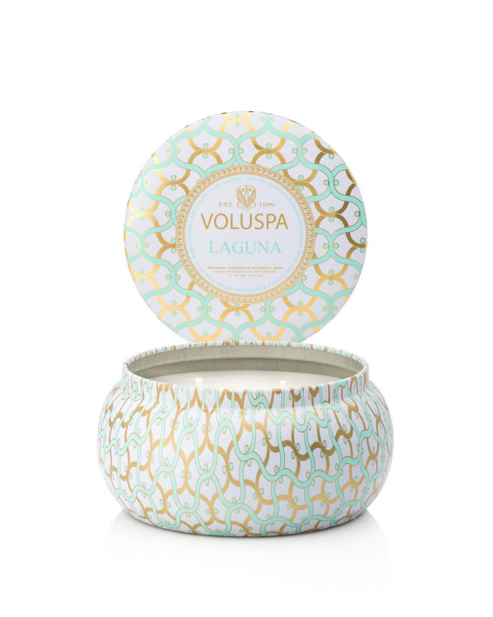 Voluspa 2-Wick Maison Metallo Candle Laguna 312g