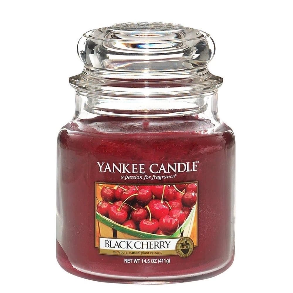Yankee Candle Classic Medium Jar Black Cherry 411g