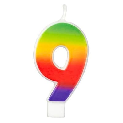 Wilton Candle Rainbow -9
