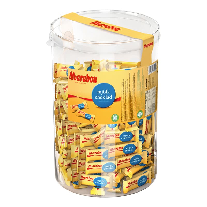 Marabou Mjölkchoklad (Melkesjokolade) Godterisylinder
