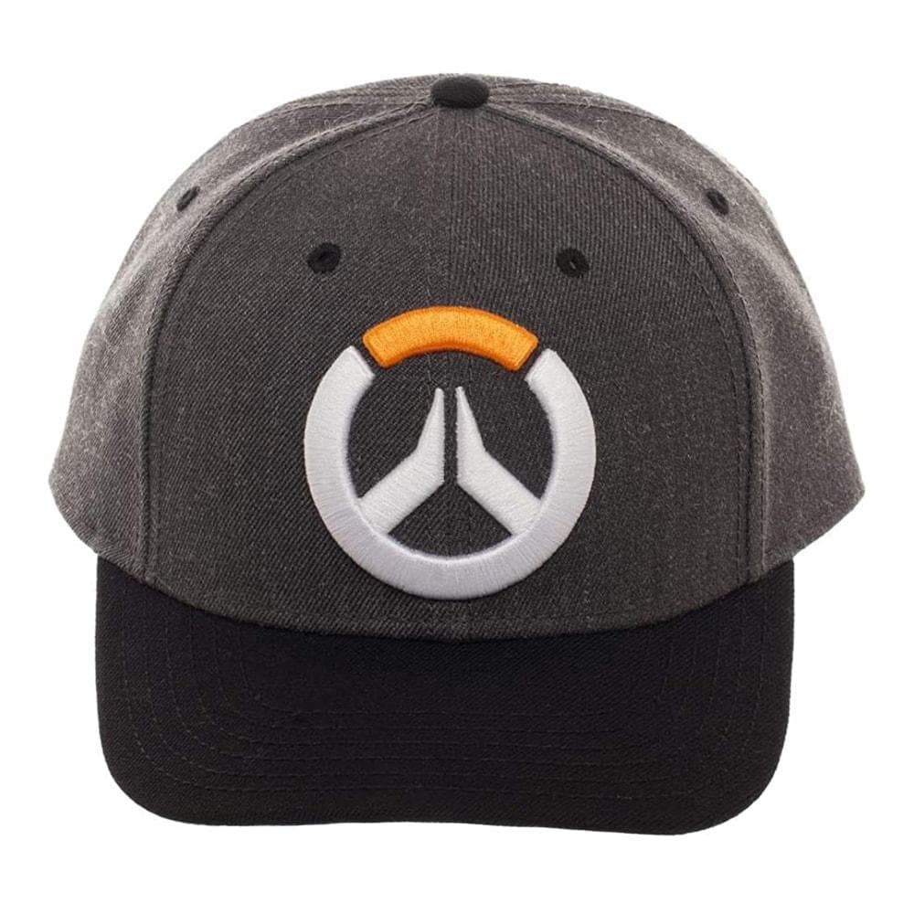 Overwatch, Snapback Kasket - Logo, Mørkegrå