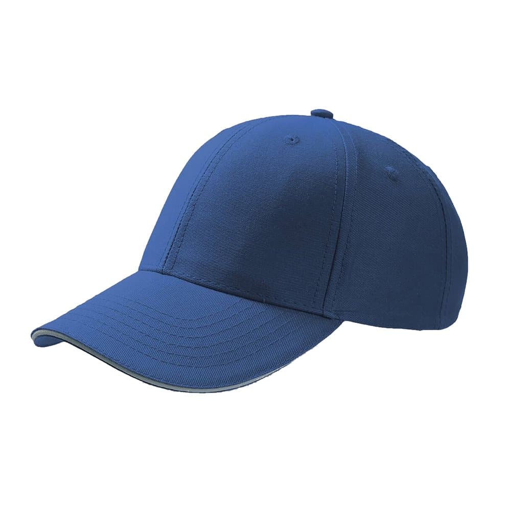 Atlantis Sport Sandwich 6 Panel Baseball Cap (Pack of 2)