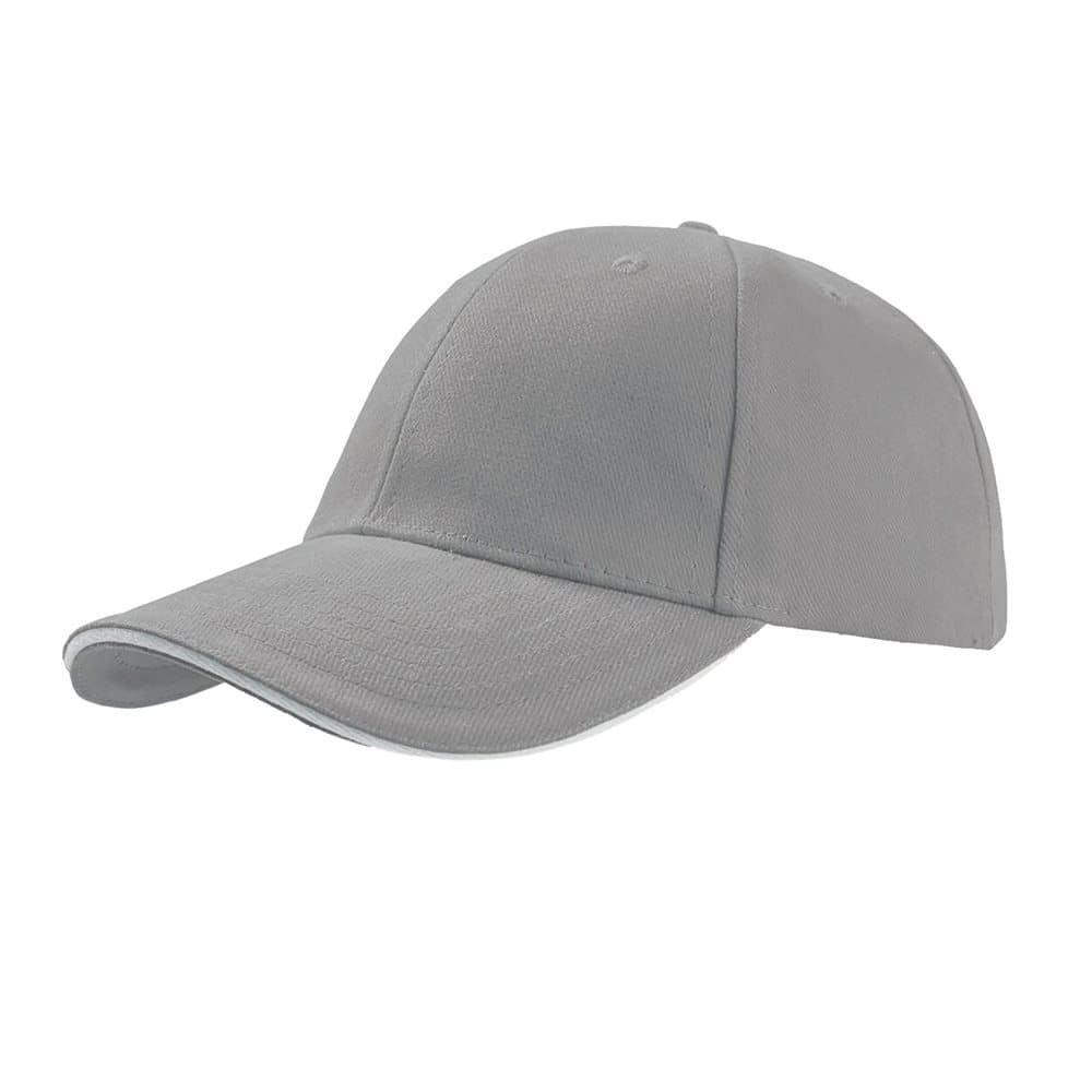 Atlantis Liberty Sandwich Heavy Brush Cotton 6 Panel Cap (paket med 2)