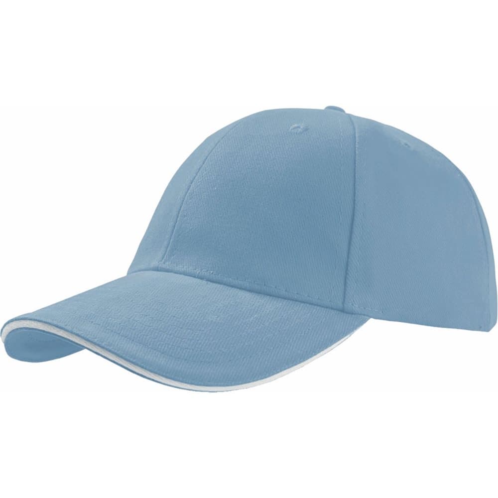 Atlantis Liberty Sandwich Heavy Brush Cotton 6 Panel Cap (Pack of 2)