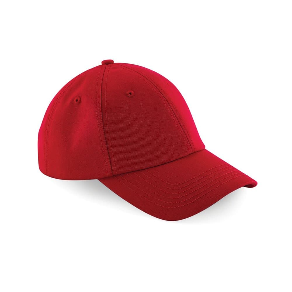 Beechfield Unisex Authentic 6-panel baseballmössa (paket med 2)