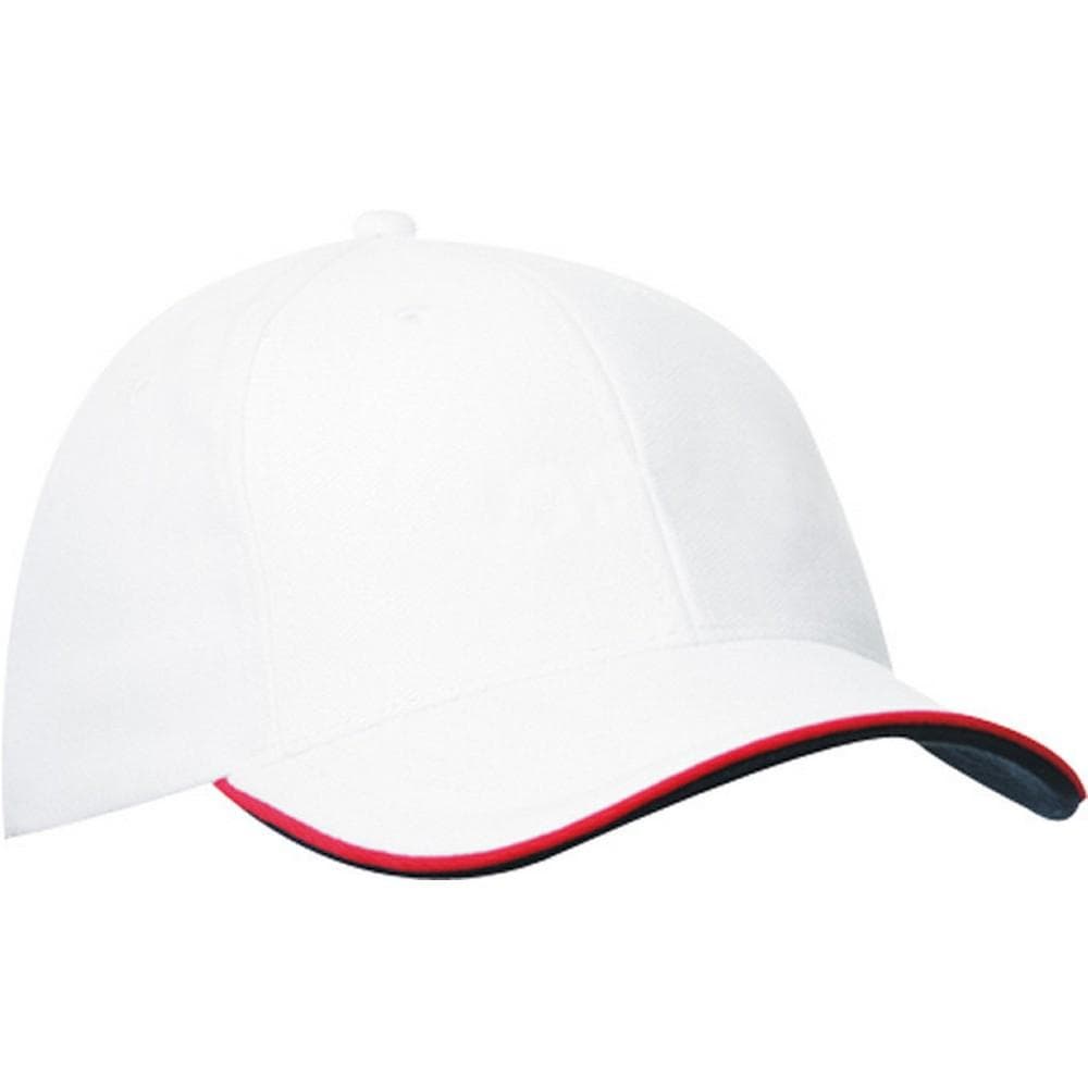 Myrtle Beach Adults Unisex 6 Panel Double Sandwich Cap