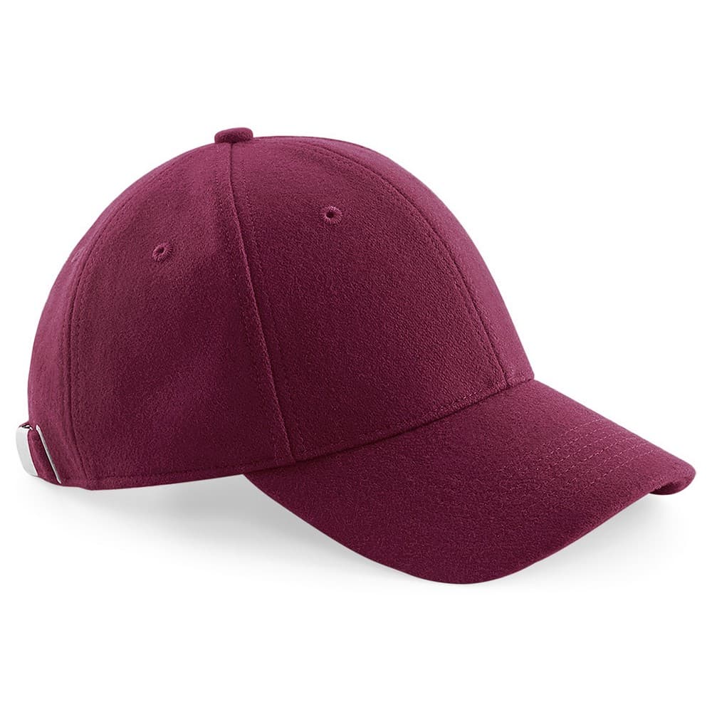 Beechfield Unisex Melton Wool 6 Panel Cap (Pack of 2)